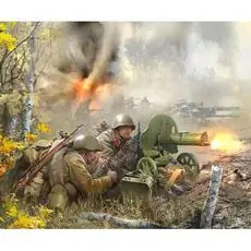 1/72 WWII sowjetische MG-Besatzung 1941