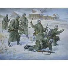 1/72 WWII deutsche Infanterie (Winteruniform)