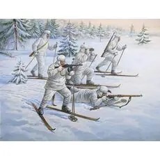 1/72 WWII sowjetische Skifahrer