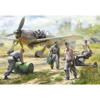 1/72 WWII deutsche Luftwaffe Bodenpersonal