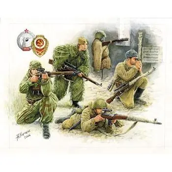 1/72 WWII sowjetische Scharfschützen