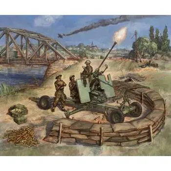 1/72 Bofors 40 mm Mk-2 AA-Geschütz