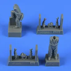 Deutscher WWII Pilot & Funker für Fokker G-1 in 1:48