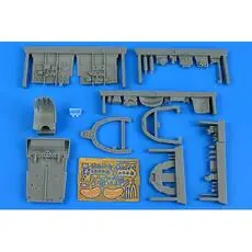 Macchi C.205V serie I cockpit set ITALERI in 1:32
