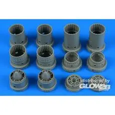 F-4B Phantom II exhaust nozzles for TAMIYA in 1:48