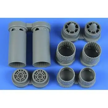 F-4B/N/C/D Phantom II exhaust nozzles for ZOUKEI MURA in 1:48