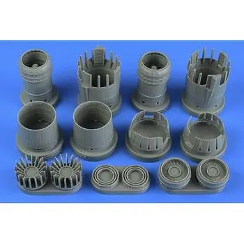 SR-71A Blackbird exhaust nozzles - closed in 1:48