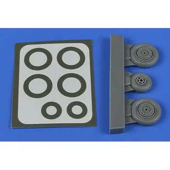MiG-17 wheels & paint masks in 1:48
