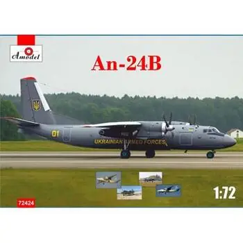 Antonov An-24B Ukrainian Air Forces in 1:72