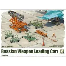 Russischer Waffenladewagen [mit 2 Figuren] im Maßstab 1:48