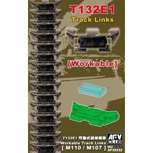T132E1 WORKABLE Track Link(M110/M107) in 1:35