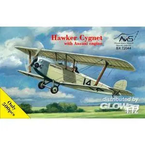 Hawker Cygnet with Anzani engine in 1:72