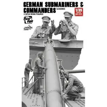 Deutsche U-Boote & Kommandanten (Beladung) 5 Resinfiguren im Maßstab 1:35