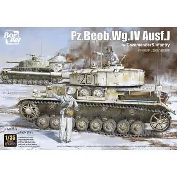 Pz.Beob.Wg.IV Ausf.J mit Commander&Infantry in 1:35