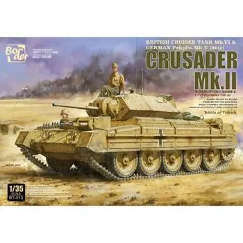 Britischer Cruiser Tank Mk.VI & Deutscher Pzkpfw.Mk V 746(e) Crusader Mk.II im Maßstab 1:35