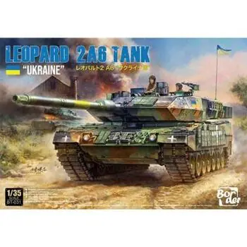 Leopard 2A6 Panzer Ukraine im Maßstab 1:35
