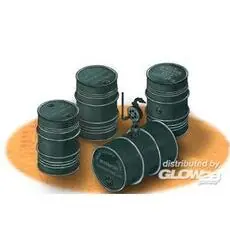German WWII 200L Oil Drums