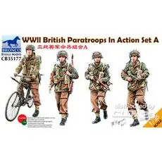WWII British Paratroops In Action Set A