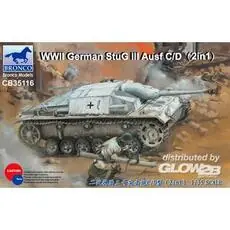 WWII German StuG III Ausf C/D with 75mm StuK 37/L24&75mm StuK40/L48(2in1)