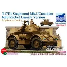 T17E1 Staghound Mk.I/Canadian 601b Rocke Launch Version(2 Options In One Kit)