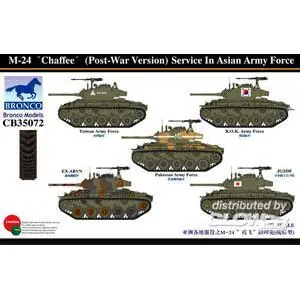 M-24 Chaffee(Post-War Version) Service In Asia Army force