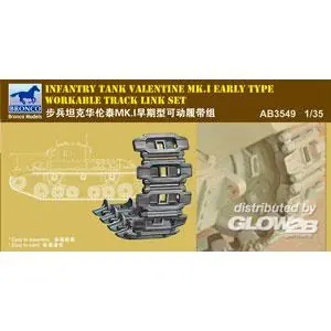 Valentine Mk.I Early Workable Track Set