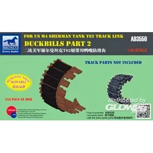 Duckbills part 2 For US M4 SHERMAN TANK T62 Track Link