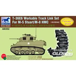 T-36E6 Workable Track Set for M-5/M-8 Stuart