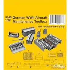 German WWII Aircraft Maintenance Toolbox 1/32 in 1:32