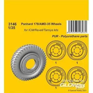 Panhard 178/AMD-35 Wheels in 1:35