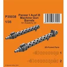 Panzer I ausf.B Machine Gun Barrels / for Academy kit in 1:35