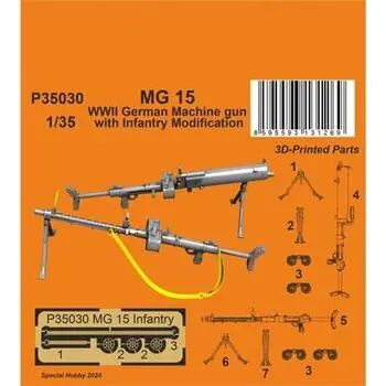 MG 15 Machine Gun with Infantry Modification 1/35 in 1:35