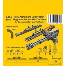 M35 Armament Subsystem Upgrade Set for AH-1G Cobra 1/48 in 1:48