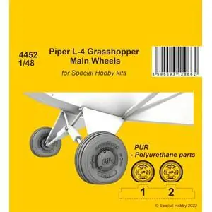 L-4 Grasshopper Main Wheels in 1:48