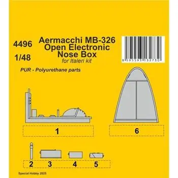 Aermacchi MB-326 Open Electronic Nose Box for Italeri kits in 1:48