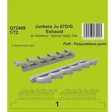 Junkers Ju 87D/G Exhaust 1/72 / for Academy and Special Hobby Kits in 1:72