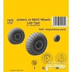 Junkers Ju 88A/C Wheels Late Type in 1:72