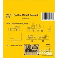 Spitfire Mk.VC Cockpit / for Airfix kit in 1:72