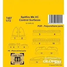 Spitfire Mk.VC Control Surfaces / for Airfix kit in 1:72