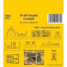 Ki-84 Hayate Cockpit for Arma Hobby kits in 1:72
