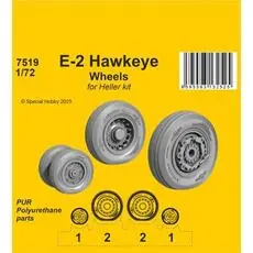 E-2 Hawkeye Wheels for Heller kit in 1:72