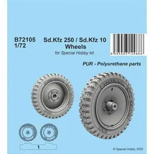Sd.Kfz 250 / Sd.Kfz 10 Wheels in 1:72