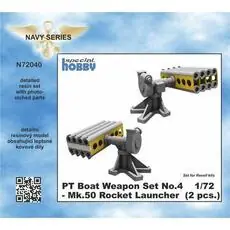 PT Boat Weapon Set No.4 - Mk.50 Rocket Launcher (2 pcs.) in 1:72