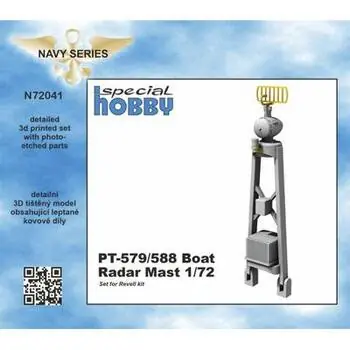 PT-579/588 Boat Radar Mast 1/72 in 1:72