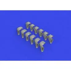 Spitfire Mk.IX exhaust fishtail PRINT 1/24 AIRFIX in 1:24