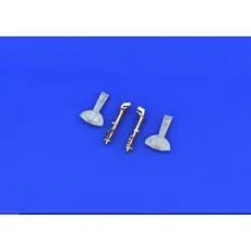 Bf 109G-2/4 undercarriage legs BRONZE for REVELL in 1:32