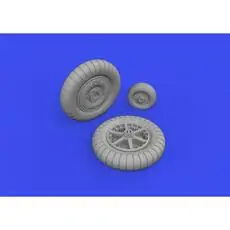Bf 109G-2 wheels 1/32 for REVELL in 1:32