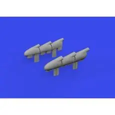 Spitfire Mk.Ia ehaust stacks PRINT 1/32 KOTARE in 1:32