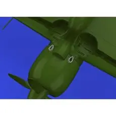 A6M3 exhausts PRINT for EDUARD in 1:48