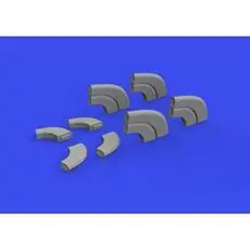Yak-9D exhaust stacks PRINT for ZVEZDA in 1:48